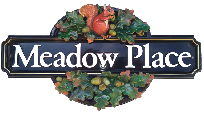 Meadow Place House Signs