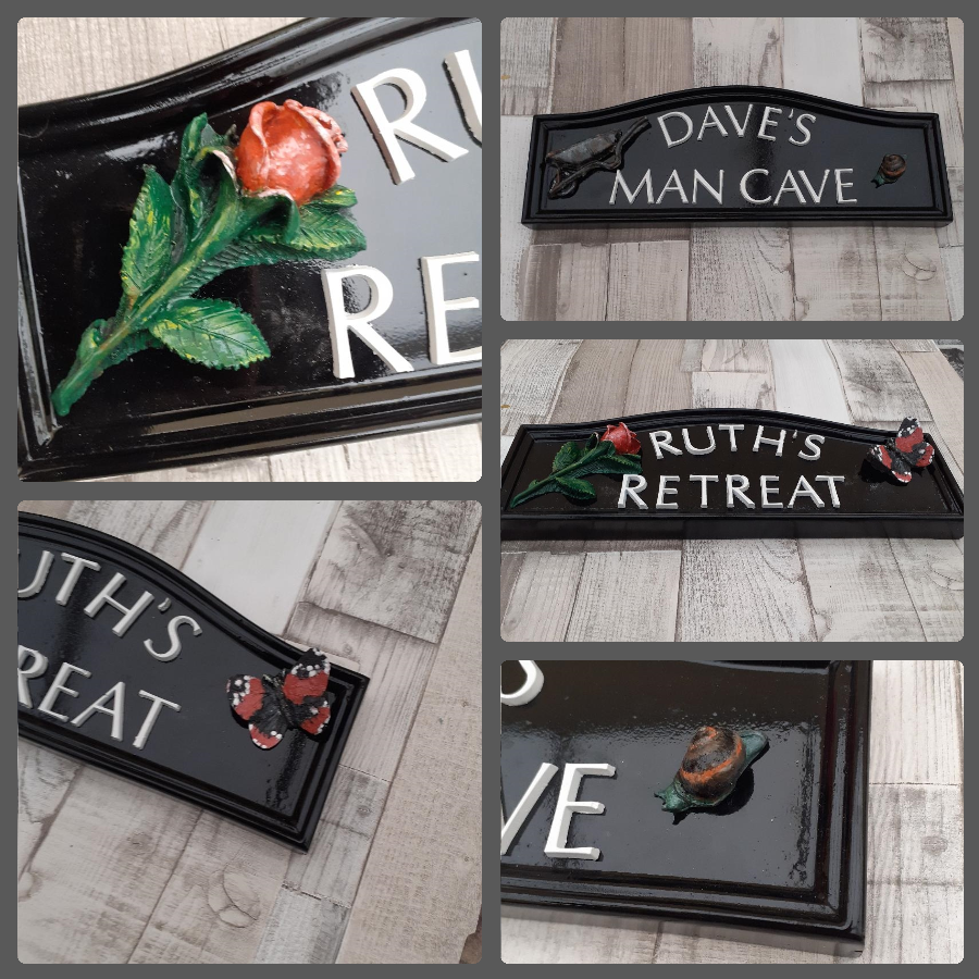 Man cave / Girl cave Sign 285mm x 100mm