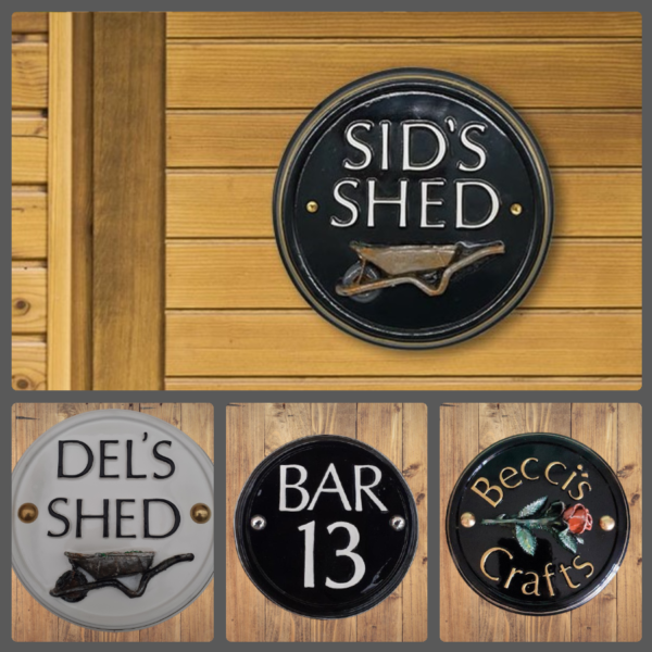 CIRCLE.1 Shed Sign 150mm